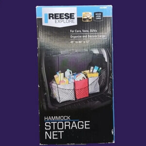 Reese hammock storage net for cars suvs,vans